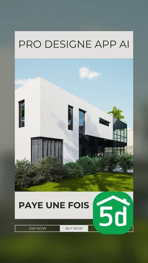 5D PLANNER. CREER DES PLAN DE MAISON PRO AVEC MODELS 3D ET AI INTEGRER