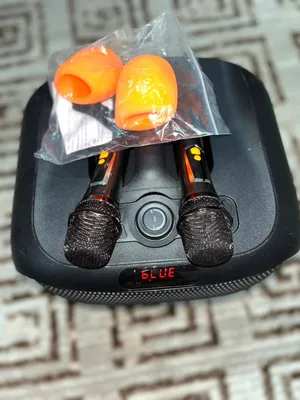 مكبر الصوت مع 2 ميكروفون استعمال قليل Speaker with 2 microphones, lightly used
