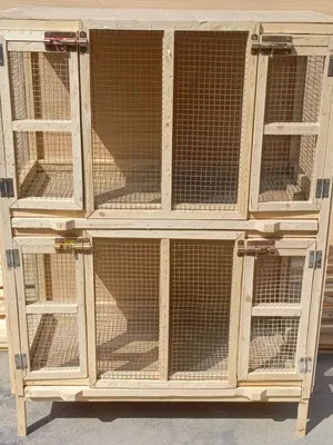 خانات طيور الدرجة الأولى شغل جديد وقوي العدد 4 خانة ام جرار التنظيف