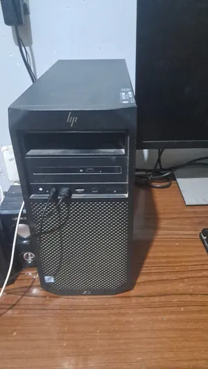 جهاز HP Z2 Workstation Tower Windows 10 ماوس +كيبورد  شاشة FHD 24 بوصة NVIDIA Qudra k4000