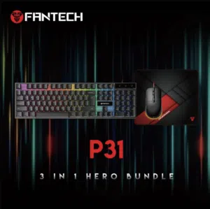 Fantech hero 3 in 1 bundle حزمة RGB مشالله تبارك الرحمن جودة جميلة وماوسباد يسع الى متطلباتك