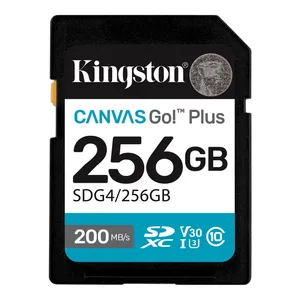 كرت ذاكرة تصوير للكاميرات Kingston Canvas GoPlus SD Memory Card (256GB)