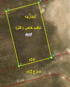 لقطه - 961 متر - الخارجه - مستويه- جنوب الراهبات وخلف كازيه عاشور بسعر 140000 لكامل القطعه