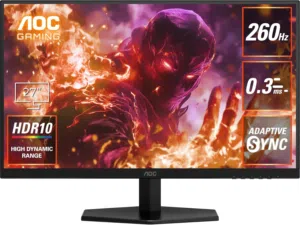 AOC GAMING Monitor Q27G40ZE 27 QHD 260Hz Fast IPS