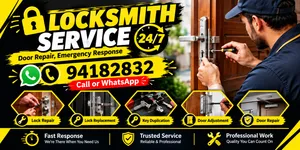 Locksmith Service Door Lock Repair Door Opening Service Door Lock Fixing Door Repair  Door Paint