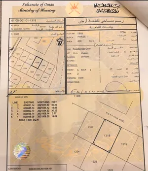 ارض سكنية المنومه الشمالية