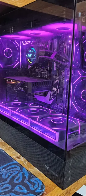تجميعة بي سي احترافية i9-9900K RTX 2060 مع تبريد مائي بشاشة LCD
