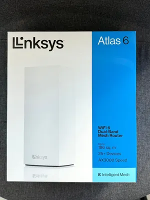 Linksys Atlas 6 AX3000 WiFi 6 Mesh Router – Used + Original Box