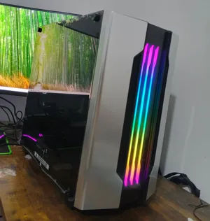 تجميعة العاب بكرت RX 5700xt ومعالج i5 10400f ولوحة B460 wifi msi التجميعه شبه جديده