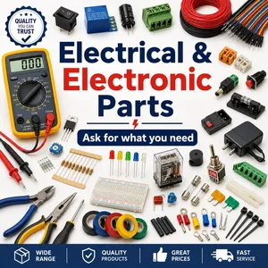 Electrical and Electronic Components Multimeters, Capacitors, Resistors, and More