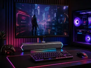 Havit M19 سماعة سبيكر مكتبية للألعاب والترفيه بتصميم مدمج