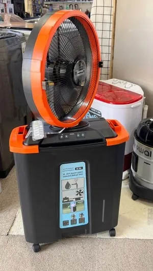مروحة رذاذ شحن وكهرباء من Smart home خمس ريش تيار هواء قوي تصميم مزدوج يخليك تستخدمها بأكثر من شكل
