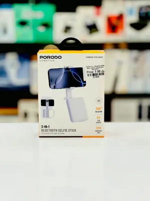 Brand New Porodo 3 in 1 Selfie Stick in Oman 360 Rotation