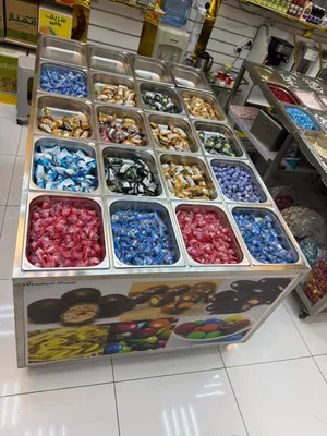 4 nuts and candy shelves