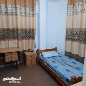 غرف مفروشة للطالبات و الموظفات