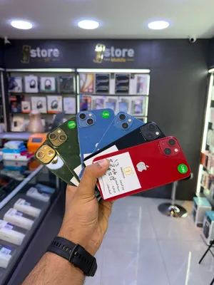 iPhone 13 128 GB uesd ايفون 13 128 جيجا مستعمل بحاله وكاله بطاريات من87/88/89اصلي مش مروفع ولا مفت