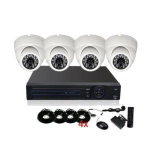 منظومه كميرات ( 3 كميرات + ريسفر DVR + محولات)