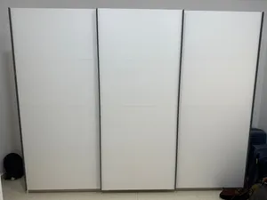 Abyat wardrobe, Italian wood, white, 3 sliding doors