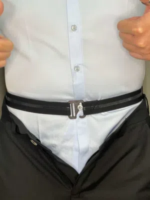 حزام قشاط  رجالي  ناعم داخلي مخفي لشد القميص و الرتابه و الاناقه دون الحاجه للبس حزام كلاسيكي
