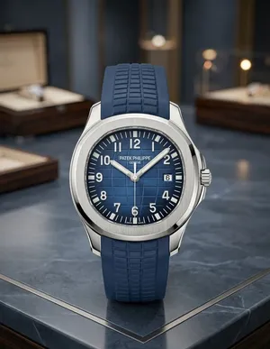 patek watch blue colors