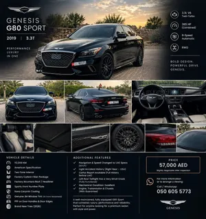Genesis G80 Sport 2019 (3.3TT)