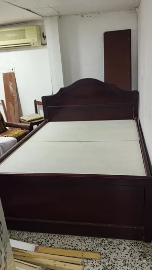 Double bed for sale , size 200 + 150 , no mattress, Queen size , Hoora Area  Call : 364711122