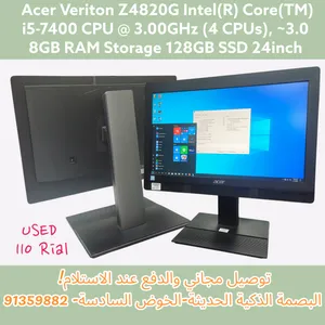 Acer AIO excellent condition with warranty جهاز إيسر مكتبي بحالة ممتازة شاشة 27 إنش مع الضمان