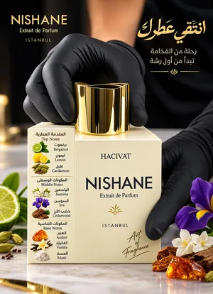 NISHANE _ HACIVAT عطر نيشاني هاتشيفات من دار ( نيشان ) التركية المميزة اكسترا دي بارفار