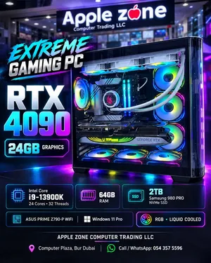 RTX 4090 24GB Gaming PC  Intel i9-13900K  64GB RAM  2TB Samsung SSD