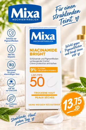 Mixa Niacinamide Bright cream 9%