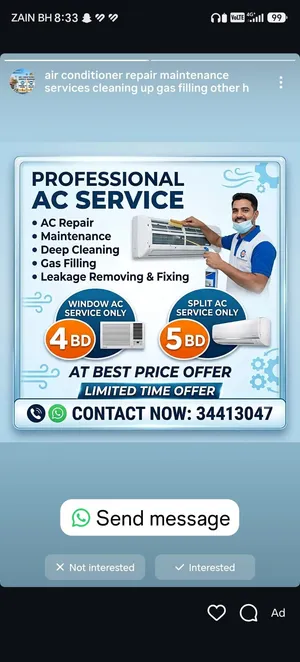 Air conditioner repair Ac cleaning Ac maintenance Ac fixing Ac technician ac motor fix