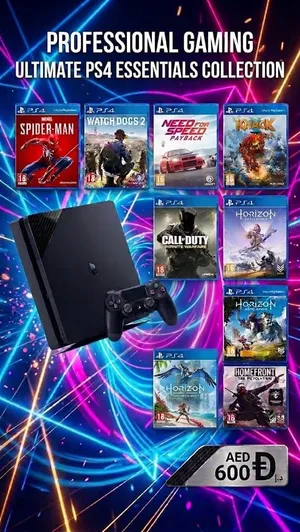 ps4 for sell clean with controller and 8 games
