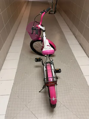 Pink kids cycle for sale