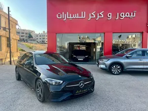 مرسيدس C200 AMG اسود كت فتحة نايت ميموري 2024 جمرك جديد وارد المانيا بحالة الزيرو مميزة