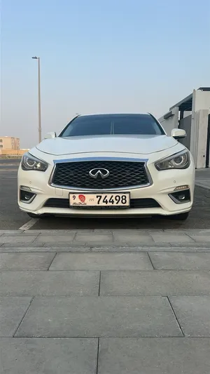 2021 Infiniti Q50 3.0L Twin-Turbo  White/Beige  Excellent Condition