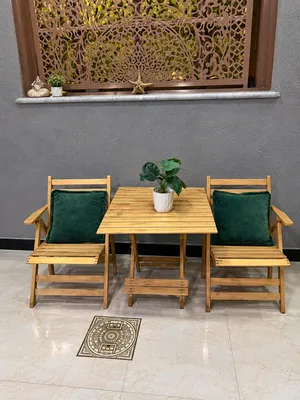 ميز حديقه خشب