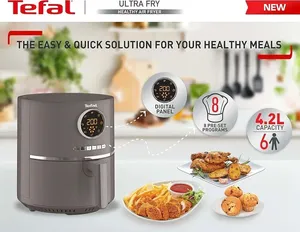 Tefal Ultra Fry Digital Air Fryer, 4.2 Liters, 8 Programs