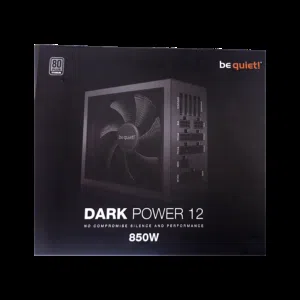 مزود طاقة للبي سي من شركة BeQuite 850w Titanuim Dark Power 12 استخدام شهر واحد فقط