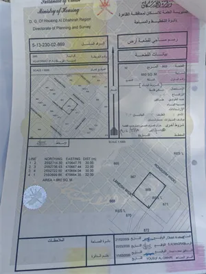 Residential Land for Sale in Al Dhahirah Ibri
