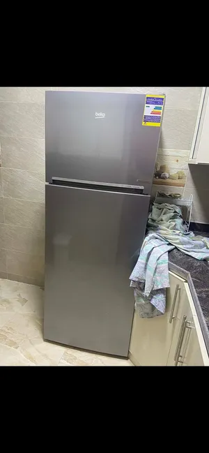 ثلاجة بيكو نوفروست، 408 لتر، موتور انفرتر، سيلفر-