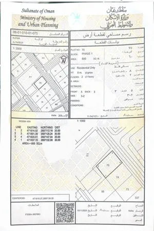ارض سكنية للبيع الطريف الجديدة