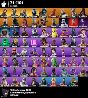 حساب فورت نايت سيزون الثالث