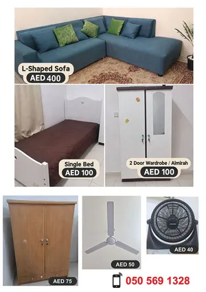 L SHAPE SOFA AND OTHER ITEMS