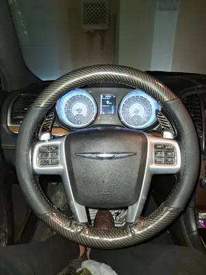hand stitched steering wheel cover