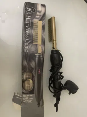 XRUI Hair press comb for a high quality styling on any type of hair and softens, smooths the hair.