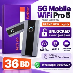 5G cpe pro 5 brand new mifi for sale unlock WiFi 6 speed up to 3600 Mbps  7000 MAh battery