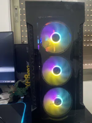 كيس قيمنق  Gaming case  4 fan  RGB  مراوح ار جي بي  السعر شامل التوصيل بسعر حرق  Case# Gaming#
