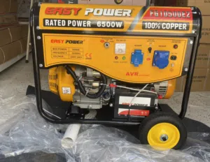 مولد جنريتر كهربائي يشغل غطاس قوة 6500 واط من شركة easy power تقنية وتصميم إبطالي