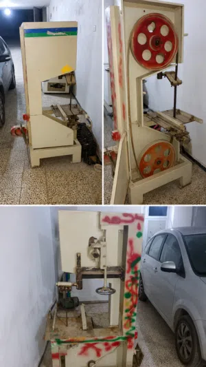 السلام عليكم يوجد منشار حاله جيده يعمل جيد يوجد محرك ممتاز