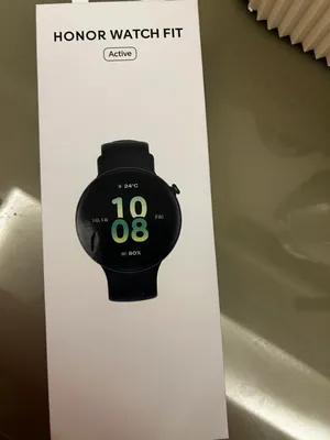 ساعة Honor watch fit Active جديدة بغلاف الشركه لون اسود
